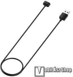  Okosóra USB töltő - mágneses, 1m hosszú - FEKETE - Xiaomi Amazfit Band 7