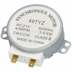  3, 5-4W, 4-5 RPM 21V Motor, tányérforgató (utángyártott) (49TYZ) mikrohullámú sütő