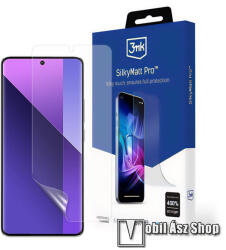 3mk Protection SILKYMATT PRO képernyővédő fólia - 1db, MATT, tükröződésmentes, PET, önregeneráló, applikáló folyadék, tokbarát - Xiaomi Redmi Note 13 Pro Plus 5G
