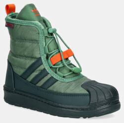 adidas Originals gyerek hótaposó SUPERSTAR 360 BOOT 2.0 C zöld, ID4052 - zöld 35