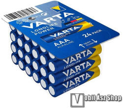 VARTA LONGLIFE POWER tartós elem - 24db / csomag, AAA, LR03, 1.5V, alkáli - 4903301124 (4903301124)