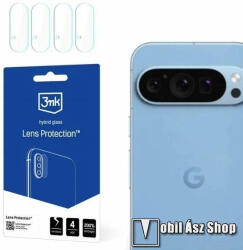 3mk Protection Google Pixel 9 Pro XL, 3MK LENS PROTECTION kameravédő flexibilis üveg 4db, Karcálló, Ultravékony, 0, 2mm, 7H, Átlátszó