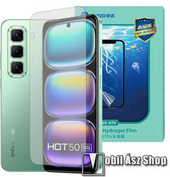 SUNSHINE Infinix Hot 50 5G (X6720), SUNSHINE Hydrogel TPU képernyővédő fólia, Ultra Clear, ÖNREGENERÁLÓ! , 1db, TOKBARÁT (SUNS305609)