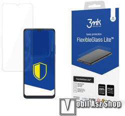 3mk Protection TCL 505, 3MK Flexible Glass Lite előlap védő rugalmas edzett üveg, 1db, Ultravékony, 0.16mm, 6H, 2.5D, A kijelző sík részét védi, Átlátszó
