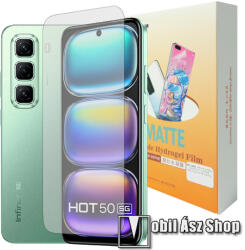 SUNSHINE Infinix Hot 50 5G (X6720), SUNSHINE Hydrogel TPU képernyővédő fólia, Anti-Glare, MATT! , 1db (SUNS305611)