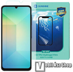 SUNSHINE SAMSUNG Galaxy A06 (SM-A065), SUNSHINE Hydrogel TPU képernyővédő fólia, Ultra Clear, ÖNREGENERÁLÓ! , 1db, a teljes képernyőt védi (SUNS305411)