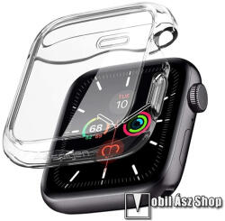 SPIGEN ULTRA HYBRID okosóra műanyag védőtok - ÁTLÁTSZÓ - szilikon keret - APPLE Watch Series 4 / 5 / 6 / SE / SE 2 (44mm) - ACS00428 (ACS00428)