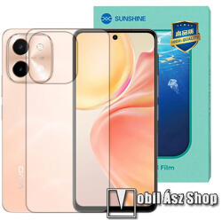 SUNSHINE Vivo Y28 4G, SUNSHINE Hydrogel TPU hátlapvédő fólia, 1db, Ultra Clear (SUNS305455)