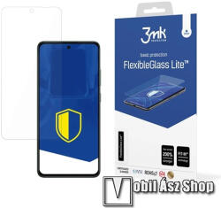 3mk Protection Oppo Reno12 FS 5G, F 5G, 3MK Flexible Glass Lite előlap védő rugalmas edzett üveg, 1db, Ultravékony, 0.16mm, 6H, 2.5D, A kijelző sík részét védi, Átlátszó