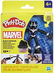 Hasbro PLAY-DOH MARVEL FIGURINA FLEXIBILA CU ACCESORII BLACK PANTHER 10CM SuperHeroes ToysZone