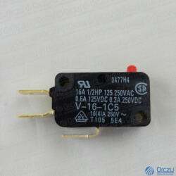 Mikrokapcsoló 3 lábú 6, 3mm, 15/16A