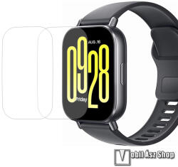  Xiaomi Redmi Watch 5 Active, Okosóra üvegfólia, 9H, 0, 3mm, 2db, Sík részre, Átlátszó