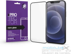 XPRO Nano Glass kijelzővédő fekete kerettel Apple iPhone 12 Mini készülékhez