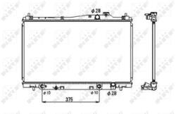 NRF hűtő, motorhűtés NRF 53678 (53678)