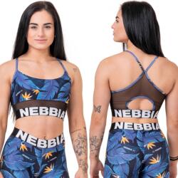 NEBBIA - Sportmelltartó EARTH POWERED 565 (Ocean Blue) (XS) - NEBBIA