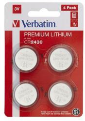 Verbatim Gombelem, CR2430, 4 db, VERBATIM "Premium (49534) - tonerpiac