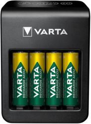 VARTA Elemtöltő, AA/AAA/9V, 4xAA 2100 mAh, LCD kijelző, VARTA "Plug (57687101441) - tonerpiac