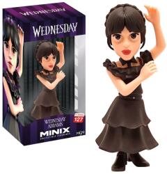 MGA Entertainment MINIX - Figurina premium a personajului Wednesday Addams în rochie de bal, 12 cm (13487M) Figurina