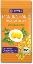 HOYER Bio Manukaméz torokcukorka - Citromfű - 30 g