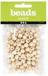 Fa gyöngyök mini 8 mm - 100 db (dekoratív gyöngyök)