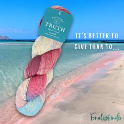 Simy's Studio Simy's Truth Sock - 56 - kézzel festett gyapjú zoknifonal