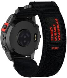  STURDY Nylon szíj Garmin Fenix 8 51mm fekete