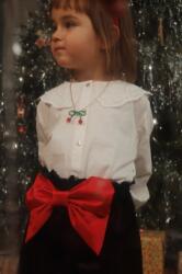 Konges Sløjd gyerek szoknya GIA SKIRT GRS fekete, mini, harang alakú, KS101985 - fekete 92