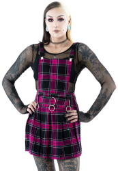 HEARTLESS Fustă femei HEARTLESS - FAYE PINAFORE - ROZ INCHIS - POI1437