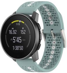  HOLE Szilikon szíj a Suunto Race / Suunto Race S-hez szürke-kék