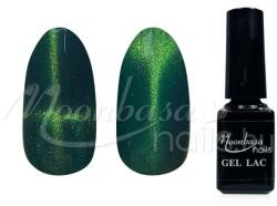 Moonbasanails Tiger eye thermo géllakk 5ml #865 Kobaltzöld - Kaméleonzöld