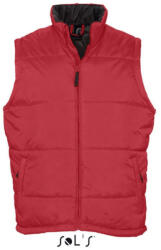 Sol'S Uniszex WARM steppelt mellény poliészter béléssel, SOL'S SO44002, Red-L (so44002re-l)