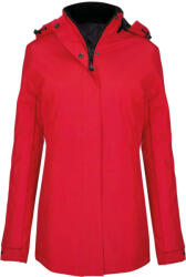 Kariban KA6108 női parka kabát - red szín (ka6108re-l)