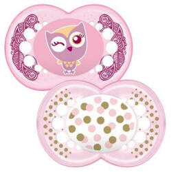 MAM Játszócumi Original dupla, egész karton szilikon lapított (méret: 2) 6+ hó (6*2 db/kr) - babybear