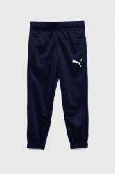 PUMA gyerek melegítőnadrág ACTIVE Tricot Pants cl B sötétkék, sima - sötétkék 110