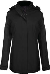 Kariban KA6108 női parka kabát - black szín (ka6108bl-s)