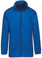 Kariban Uniszex rejtett kapucnis széldzseki, Kariban KA616, Light Royal Blue-L (ka616lro-l)