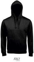SOL'S Uniszex kapucnis pulóver, SOL'S SO02991, Black-2XL (so02991bl-2xl)