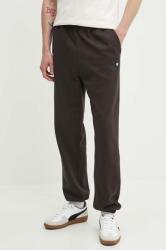Wood Wood pamut melegítőnadrág Cal Joggers barna, sima, 10275000.2424 - barna XL
