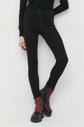 Guess farmer 1981 SKINNY női, magas derekú, W2YA46 D4PZ1 - fekete 30