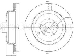 METELLI Disc frana METELLI 23-1702C