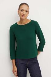 Max Mara pamut pulóver könnyű, zöld, 2425366121600 - zöld XS
