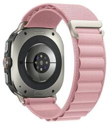 gigapack Pótszíj (egyedi méret, textil, állítható) RÓZSASZÍN Samsung Galaxy Watch Ultra eSIM 47mm (SM-L705) (GP-163524)