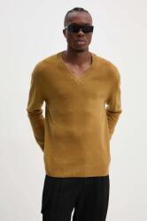 APC A. P. C. gyapjú pulóver pull dany férfi, sárga, WYAAD. M23380 - sárga XL
