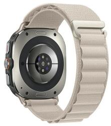 gigapack Pótszíj (egyedi méret, textil, állítható) FEHÉR Samsung Galaxy Watch Ultra eSIM 47mm (SM-L705) (GP-163520)