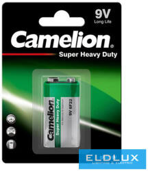 Camelion SUPER HEAVY DUTY cink-klorid elem 6F22/9V-Block-BP1 (6F22-BP1G)