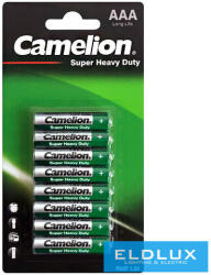 Camelion SUPER HEAVY DUTY cink-klorid elem R03/AAA-BP8 (R03P-BP8G)