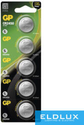 GP Batteries lítium gombelem CR2450 5db/bliszter (B1585) - dreamlighting