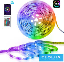 ELDLUX Smart Home WiFi-s zenei RGB LED szalag 3.6w-35lm-30D/m 10m (WLS103610)