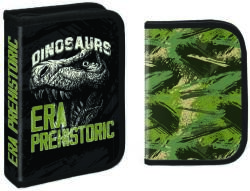S-Cool Penar școlar echipat S. Cool - Dino Era, cu 1 fermoar, 32 bucăți (SC2171) Penar