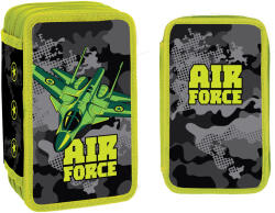 S-Cool Penar școlar echipat S. Cool - Air Force, cu 3 fermoare, 38 bucăți (SC2192) Penar